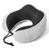 Almohada de Viaje de Negocios en Forma de U Almohada Cervical de Espuma Viscoelástica Almohada en U para Viajes de Negocios Avión Almohada Cervical Almohada en U para el Cuello