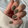 Unhas de Manicure Vestíveis Curtas de Cor Sólida Atacado Unhas de Manicure Acabadas Removíveis de Alta Qualidade Unhas de Manicure Vestíveis