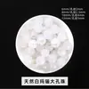 Contas de cristal natural com furo grande, contas de jade soltas, acessórios para bijuteria DIY, contas espaçadoras semiacabadas, atacado.