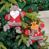 Jingchen Bonecos Criativos de Árvore de Natal Acessórios Papai Noel Boneco Boneco de Neve Pingente de Decoração de Shopping Festivo Presente