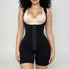 Moldeador Corporal de Una Pieza de Comercio Exterior para Mujer, Moldeador de Una Pieza con Soporte Fuerte para Abdomen y Glúteos, Tallas Grandes para Esculpir y Dar Forma al Cuerpo, Encaje