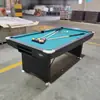 Mesa de Billar Plegable para Uso Doméstico para Adultos, Mesa Pequeña Elegante para Bola 9, Mesa de Pool No Estándar, Mesa de Billar Estilo Americano Bola 8 Negra