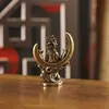 Latão Puro Lua Pequeno Príncipe Céu Estrelado Rosa Cura Vintage Decoração de Mesa Presente para Namorada Artesanato Ornamento de Cobre