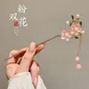 Presilhas de Cabelo Exclusivas Estilo Antigo no Atacado, Presilhas de Cabelo Flor de Magnólia, Acessórios de Cabelo com Franjas, Presilhas de Cabelo em Formato de U de Alta Qualidade
