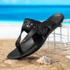 Pantuflas para Hombre Transfronterizas Talla Grande Chanclas Sandalias de Tira Casual Antideslizantes Zapatos de Suela Suave para Hombre Dropshipping