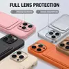 Capa de Celular com Padrão de Lichia para Comércio Exterior Adequada para Apple 18Pm com Slot para Cartão, Capa Protetora à Prova de Choque para iPhone 17 14/13