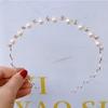 Diadema de Perlas Nueva Más Vendida para Mujer, Pinza para el Cabello Versátil de Moda, Accesorio para el Cabello Sencillo y Elegante, Banda Ancha al por Mayor