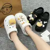 Hebilla de Zapato Hueso de Papa Peludo de Resina de Moda Accesorios para Zuecos Flor de Zapato Desmontable DIY Hebilla de Flor de Zapato