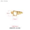 Anillo de Plata S925 Soporte Vacío Femenino Dinero Anillo Estilo Chino Soporte Vacío Incrustado con Cera de Abejas Turquesa Sur Rojo Engaste de Anillo Soporte de Plata