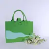Bolsa de fieltro tipo tote, bolso de mano, bolsa de compras para eventos del Festival de Medio Otoño, bolsa de fieltro, bolsa de regalo bancaria