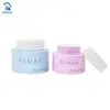 Venta al por mayor de fábrica tarro de crema 50g plástico PP caja de crema facial tarro de crema desmaquillante tarro cosmético de plástico