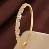 Pulsera Exclusiva Transfronteriza Más Vendida Cielo Estrellado de Azúcar Cubo Europeo y Americano, Pulsera de Circonita de Lujo Exquisita, Venta Directa del Fabricante