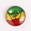 Pacote de Expressões de Desenho Animado Spot Adesivo Magnético de Vidro Cristalino para Geladeira Decoração de Casa Patch Magnético de Vidro com Logo de Marca Redondo