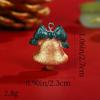 Pingente de resina de Natal Pingente de boneco de neve de resina de Natal DIY acessórios de joias Amazon fornecimento transfronteiriço