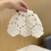 Gorro de ganchillo hueco hecho a mano estilo japonés para mujer, Turbante de punto transpirable con temperamento vintage, Tendencia versión coreana