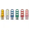 Luz LED de posición para coche T10 5630 6SMD silicona W5W epoxi luz de posición bombilla pequeña 12V