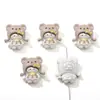 1 Liga Morango Buquê Gato Kt Contas de Mão Feito à Mão DIY Pulseira Colar Acessórios de Joia Pacote de Material