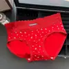 Ropa Interior Cómoda de Algodón para Niñas 10A Antibacteriana Entrepierna Extendida Cubre Cadera Cintura Media Bragas para Mujer Venta Directa de Fábrica