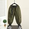 4883 Pantalones para Niños Primavera y Otoño 2026 Estilo Nuevo Pantalones Cargo Casuales de Primavera para Niños Pantalones Jogger Elegantes para Bebé