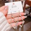 Pendientes de botón de plata 925 con microincrustaciones de circonita y diamante, de alta calidad, con personalidad sencilla y temperamento versátil.