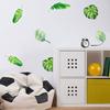 Pegatinas de pared decorativas para dormitorio Shangyi, creativas, para sala de estar, dormitorio, autoadhesivas, de PVC, con plantas verdes, al por mayor