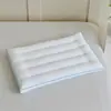 Almohada Elegante Verde 100% Algodón Doble Cara Tridimensional Ultra Suave, Almohada Baja para Soporte Cervical y Ayuda para Dormir, Núcleo de Almohada Individual Bajo Suave para Uso en el Hogar