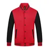 Cárdigans de Polar para Hombre y Mujer con Botones y Cuello Alto, Chaquetas de Béisbol, Uniformes Escolares con Logo Estampado y Bordado, Ropa de Trabajo Personalizada