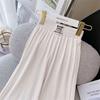 Calças Largas para Meninas, Calças de Verão Finas da Moda para Meninas em Seda de Gelo com Caimento, Calças Retas da Moda M e G para Bebês Meninas