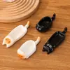 Prato Cerâmico Popular em Formato de Gato Pintado à Mão para Uso Doméstico, Descanso Criativo para Hashi, Prato para Molho de Soja e Vinagre, Prato para Molho e Temperos de Hot Pot