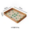 Bandeja Rectangular de Concha de Ratán Vietnamita para Frutas, Bandeja para Sala de Estar, Comedor, Cesta Organizadora de Almacenamiento de Lujo Ligero