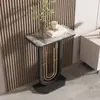 Estructura para Flores de Lujo Ligero Estilo Italiano, Soporte de Piso para Flores para Sala de Estar Estilo Nórdico con Encimera de Roca, Soporte de Hierro de Gama Alta Simple para Macetas