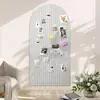 Tablero de fieltro fondo autoadhesivo pared tablero de mensajes para fotos fibra de poliéster tablero absorbente de sonido oficina decoración del hogar tablero insonorizado