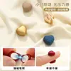 Hebilla magnética antideslizante multifuncional en forma de corazón, mini sujetador de cuello de camisa invisible sin costuras creativo, hebilla en forma de corazón