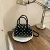 Bolso de axila de lunares dulce y femenino, nuevo y moderno de moda para el verano 2026, bolso de mano personalizado de alto valor, bolso de bolos