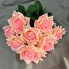 9 Tou jiao mei boda simulación flor sosteniendo rosa flor auditorio arreglo floral decoración del hogar comercio exterior flor falsa