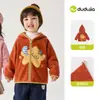 Chaqueta Infantil Dudu Otoño Nuevo Estilo Ropa Gruesa de Otoño para Niños Tops para Niñas Ropa Caliente para Bebés y Niños Tendencia