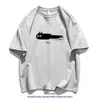 2026 Nova Camiseta de Algodão Puro Manga Curta Estilo Americano Verão Masculina e Feminina Casal Gola Redonda Solta Casual Manga Meia Manga Manga de Cinco Pontos