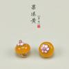Bingyan Guofeng Pedra Natural Toro 10MM Botão de Contas Botão Cheongsam Tang Suit Hanfu Botão Decorativo em estoque Atacado