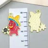 Série Festival de Pimenta Europeu e Americano Pingente de Pimenta Cartoon Liga de Gota de Óleo Acessórios de Joias para Pulseira Colar Chaveiro DIY