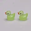 10 Colores Celebridad de Internet Pato Amarillo Luminoso Mini Pato Accesorios DIY Coche Hecho a Mano Creativo Pequeños Adornos