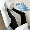 Leggings canelados para mulheres, adequados para primavera e outono, finos, elásticos, plus size, pretos, cintura alta, justos, cinza, calças cropped