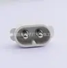 Enchufe de Corriente AC Pequeño de Figura de Ocho, Enchufe de Carga para Afeitadora, Enchufe para Electrodomésticos de Dos Pines de Cobre Puro Certificado CCC