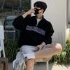 Sudadera Popular Europea de Talla Grande con Media Cremallera para Hombre, Estampado de Letras de Marca de Moda, Chaqueta de Manga Larga para Primavera y Otoño, Venta al por Mayor de Fábrica