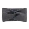 Diadema de Algodón Acanalado Elástico Cruzado Estilo Comercio Exterior, Pañuelo Ancho para la Cabeza Deportivo, Accesorios para la Cabeza al por Mayor Transfronterizos, Diadema Absorbente de Sudor para Yoga