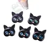 Cabeza de Gato con Ojos de Vid Resin Accesorios Creativos DIY Imanes para Nevera Accesorios para Hebilla de Zapato Funda de Teléfono de Resina Accesorios Loli