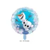 Globo de Bola de Navidad de 18 pulgadas de Película de Aluminio Papá Noel Muñeco de Nieve Árbol de Navidad Globo Decoración para Fiesta Navideña