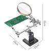 Clip Metálico Auxiliar de Reparación Lupa de Reparación Soldadura de Placa de Circuito de Teléfono Móvil Accesorio Auxiliar para Placa de Circuito PCB