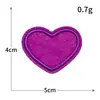 Parche Bordado para Computadora en Forma de Corazón con la Letra Love, Parche Decorativo en Forma de Corazón, Parche para Ropa DIY sin Coser