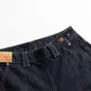 Marca de Tendencia Jiayiku 2025 Retro Americano Color Original Lavado Jeans Cimitarra para Hombres y Mujeres Pantalones de Pierna Ancha Sueltos de Alta Calidad