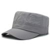 Sombrero plano de malla transpirable de secado rápido para verano, sombrero de pesca al aire libre, sombrero de protección solar para hombre, gorra informal con visera fina